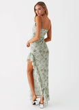 Princessa Maxi Dress - Sage Floral
